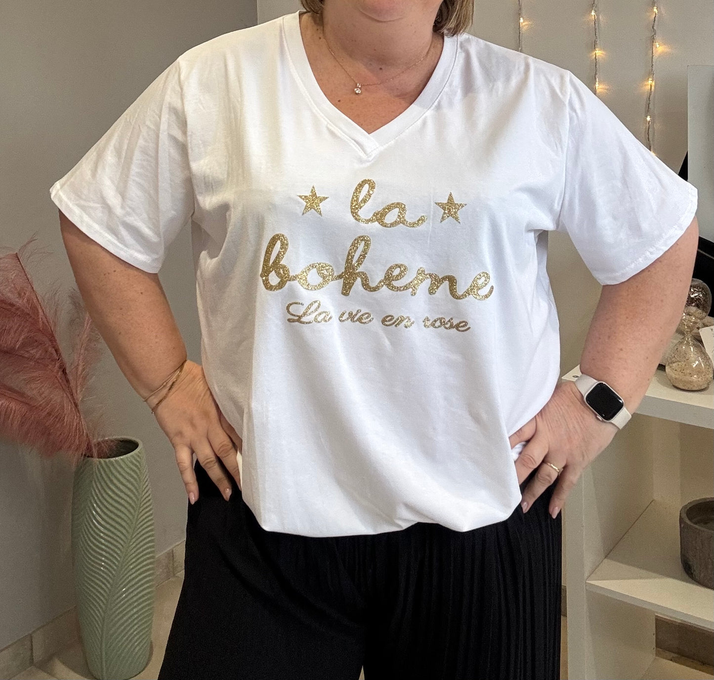 Tee Shirt Blanc " La Bohème"